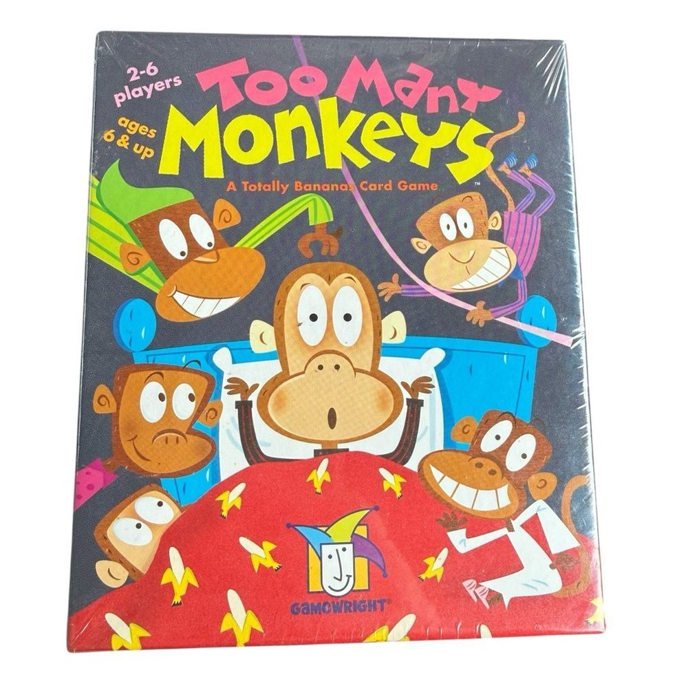 NEW GAMEWRIGHT Too Many Monkeys Card Game Sealed